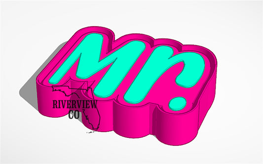 Mr. car freshie mold