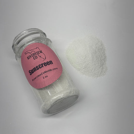 Sunscreen fine glitter