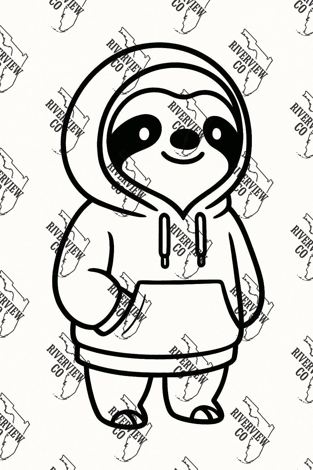 Sloth in a jacket car freshie mold