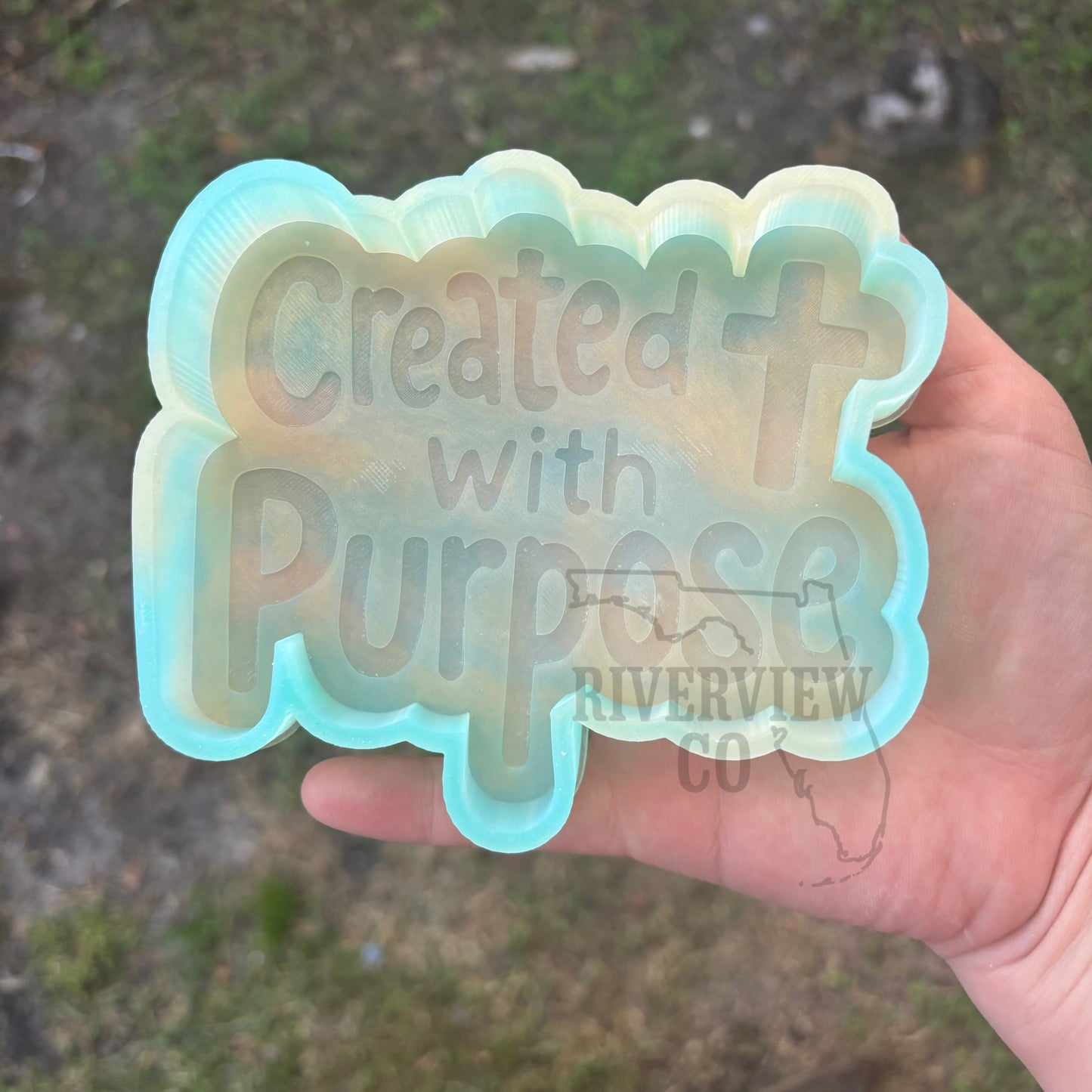 Created with purpose car freshie mold