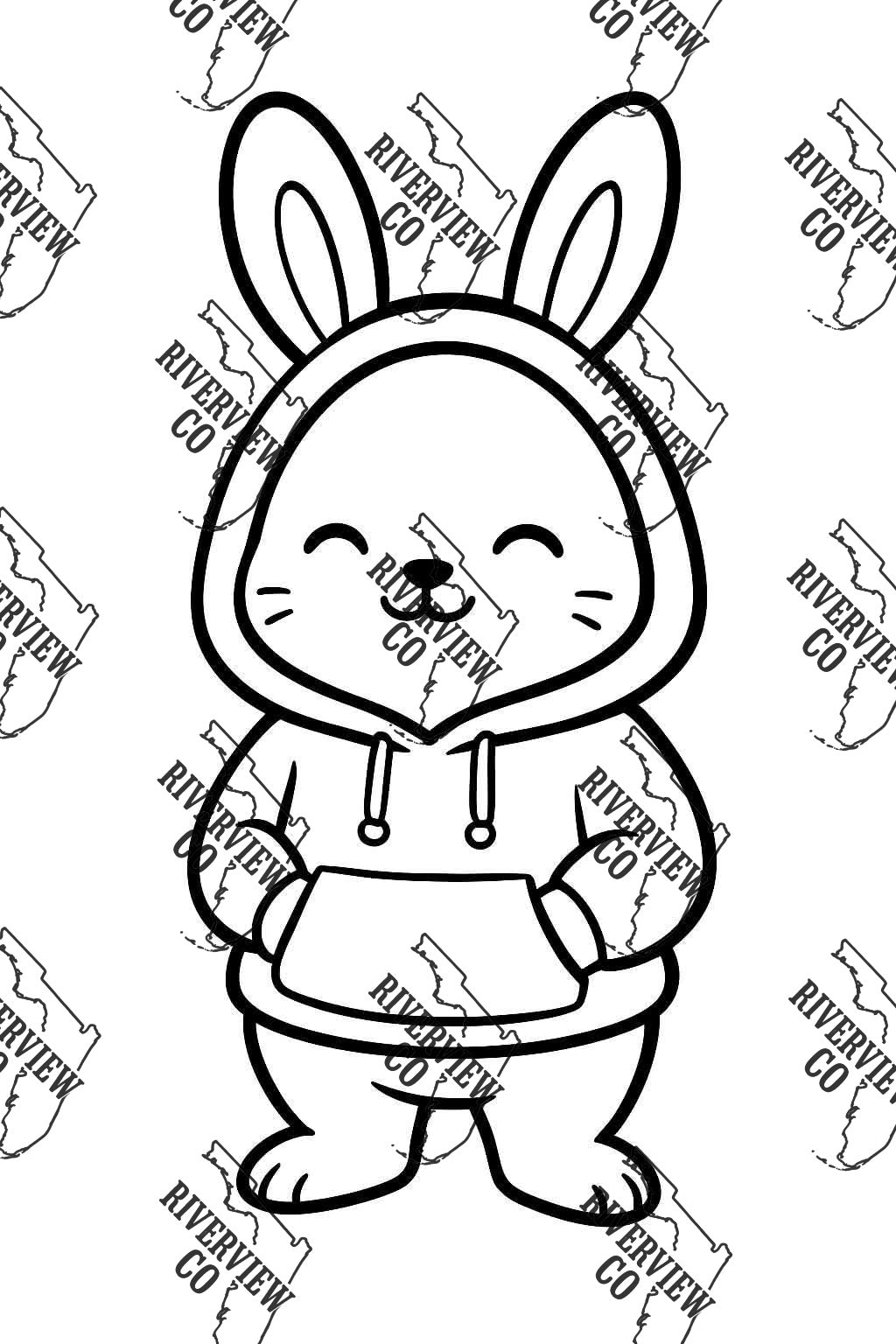 Bunny in a jacket car freshie mold