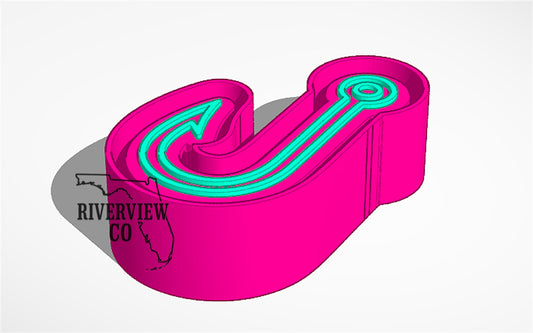 Hook vents car freshie mold