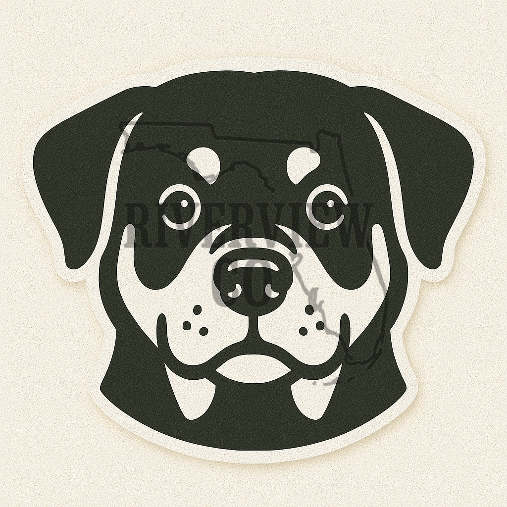 Rottweiler dog car freshie mold