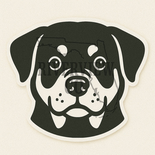 Rottweiler dog car freshie mold