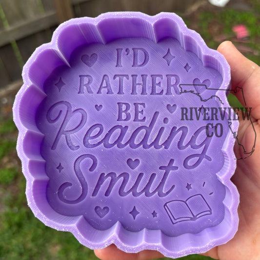 I’d rather be reading smut car freshie mold