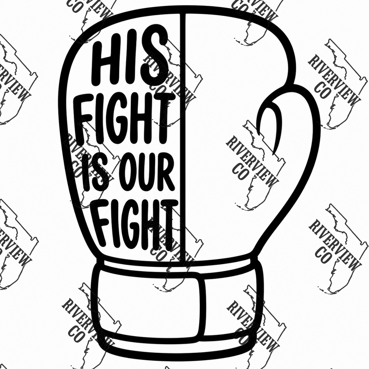 His fight is our fight car freshie mold