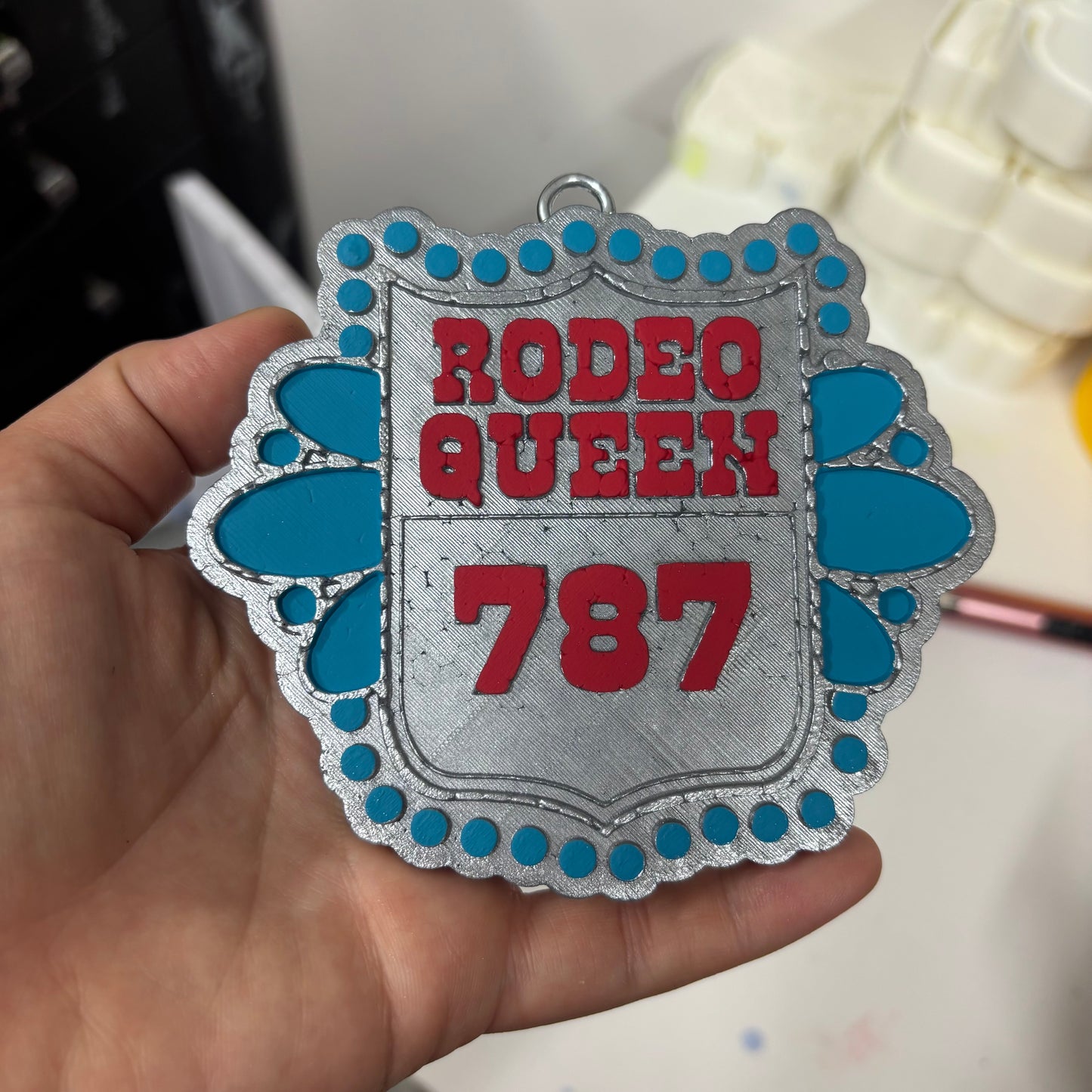 Rodeo queen car freshie mold