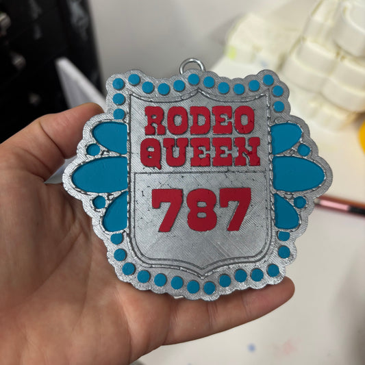 Rodeo queen car freshie mold