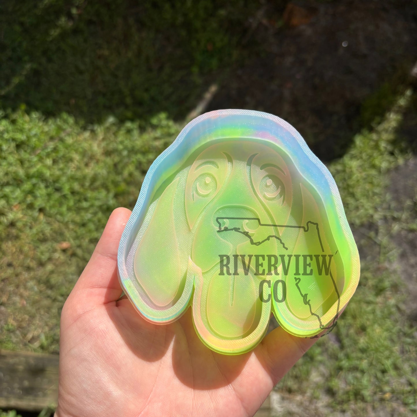 Hound dog car freshie mold