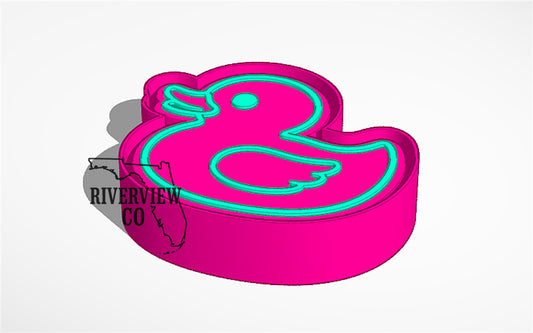 Duck car freshie mold