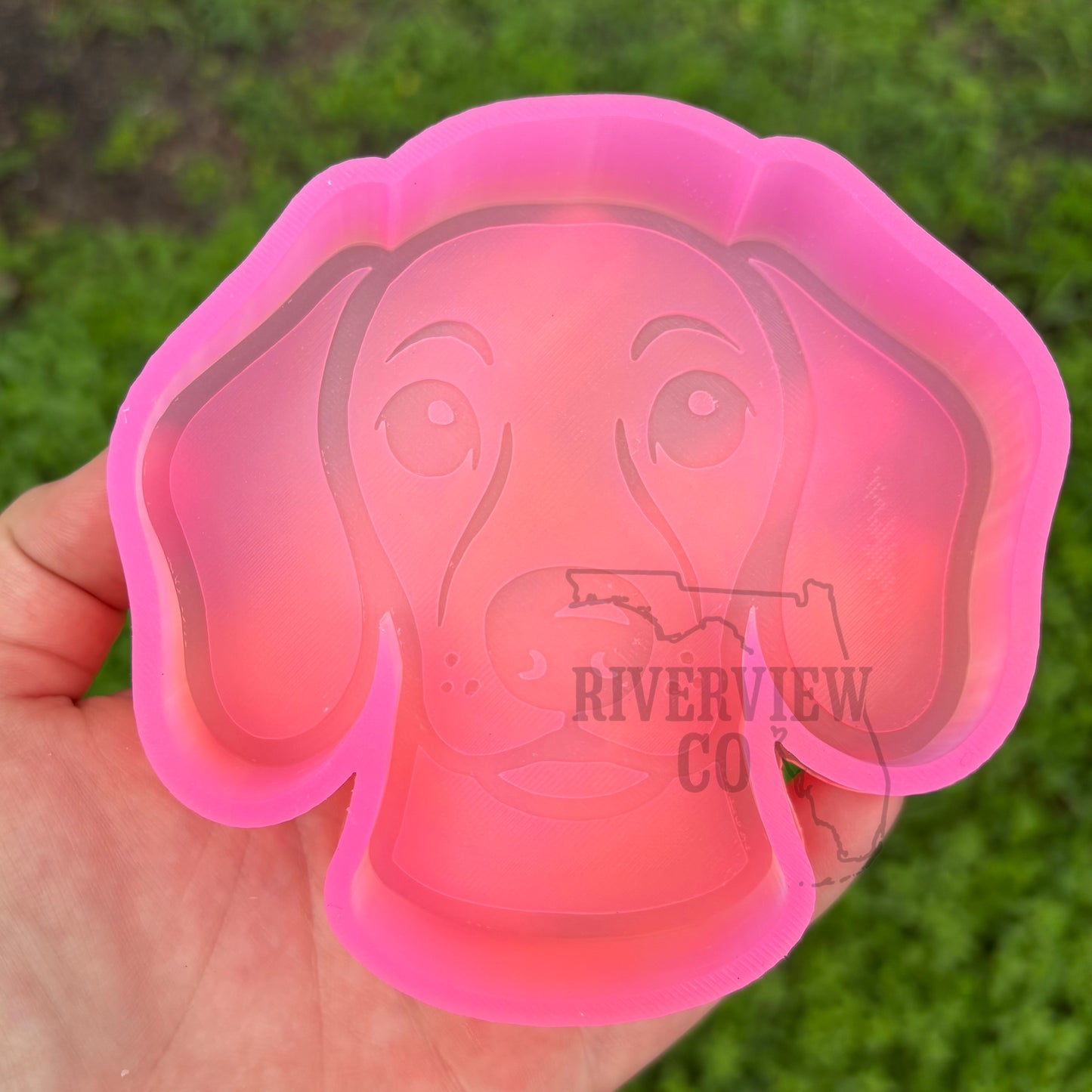 Weenie dog car freshie mold