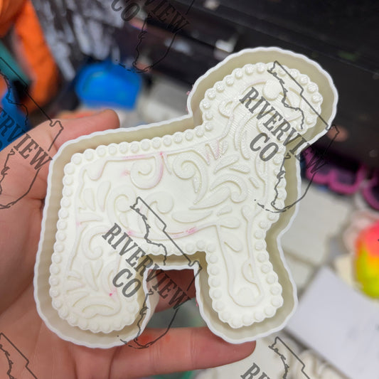 Show lamb car freshie mold