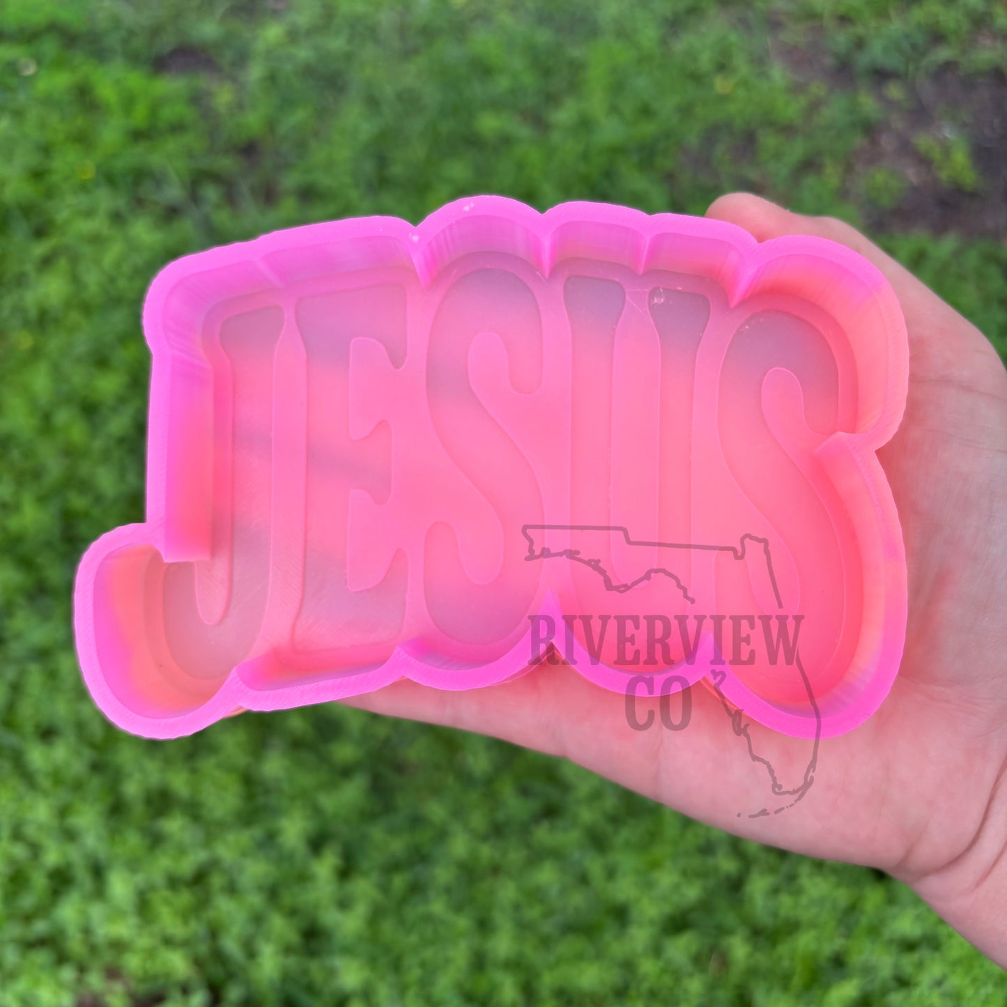 Jesus car freshie mold