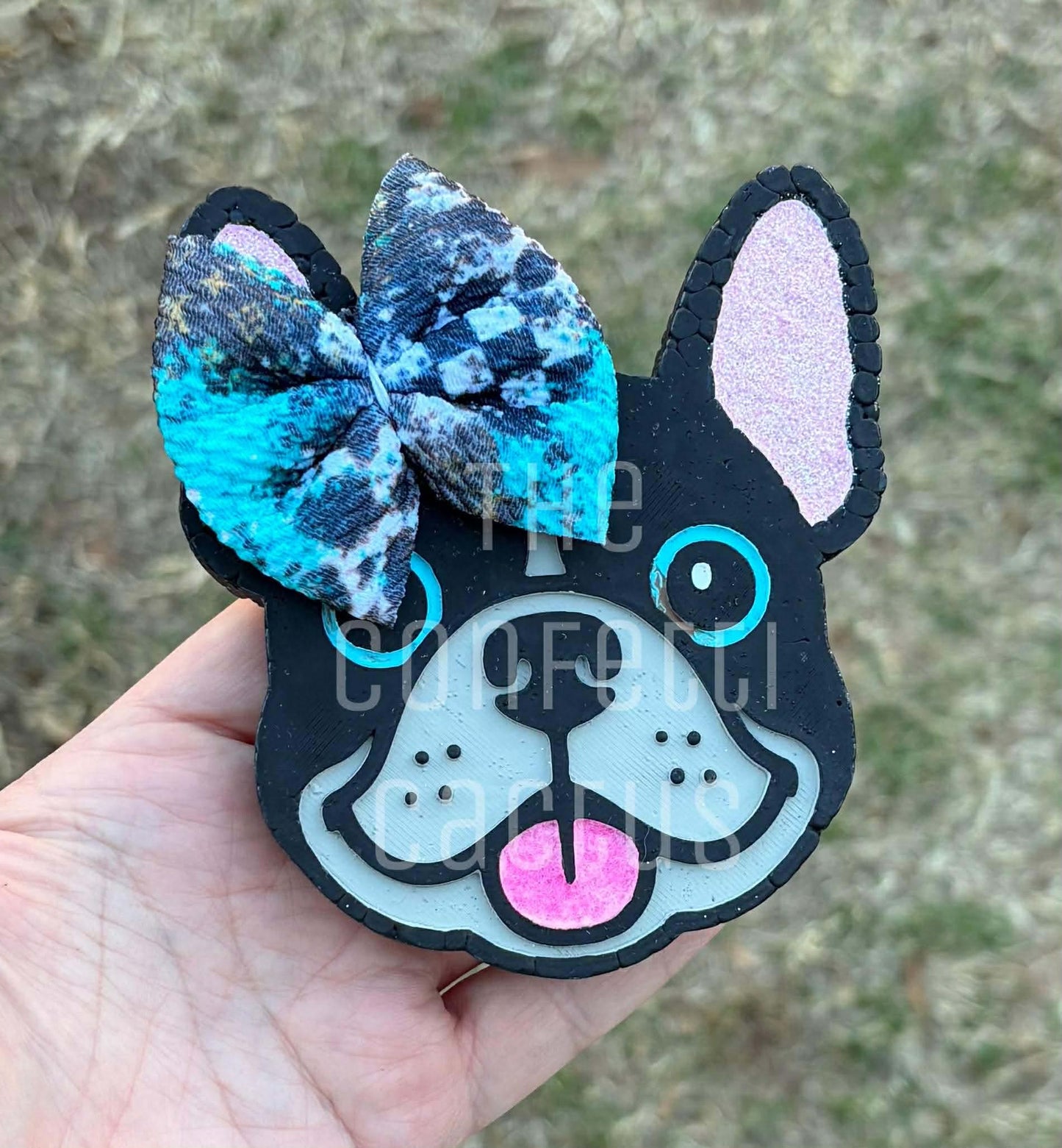 Frenchie dog car freshie mold
