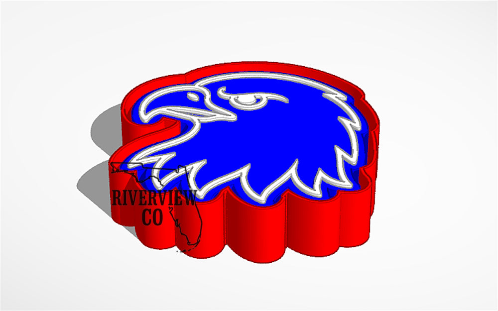 Eagle car freshie mold USA