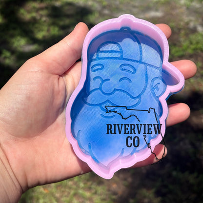 Christmas Hip Santa car freshie mold