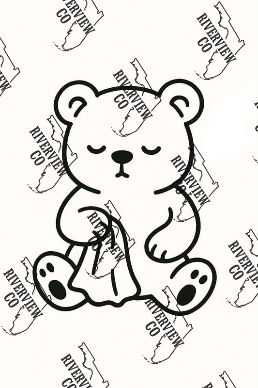 Sleeping bear car freshie mold