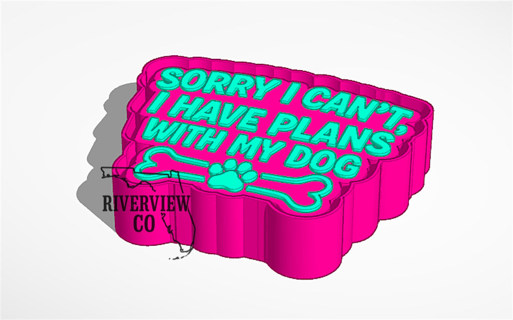 Sorry I can’t I have plans with my dog car freshie mold