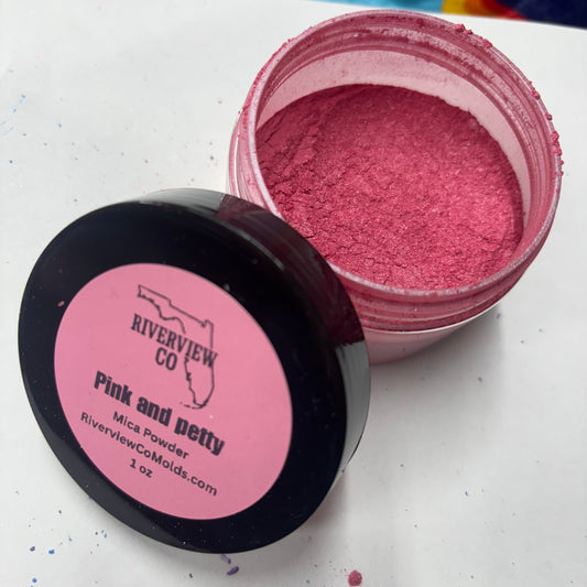 Pink and petty Mica powder 1 oz