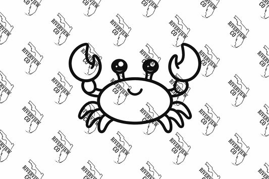 Cute crab car freshie mold for summer