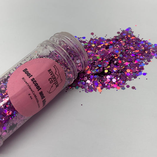 Boot scoot and bling chunky glitter