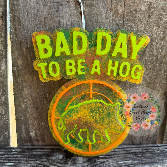 Bad day to be a hog car freshie mold
