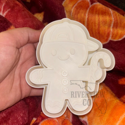 Gingerbread boy car freshie mold