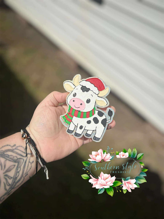 Christmas cow car freshie mold