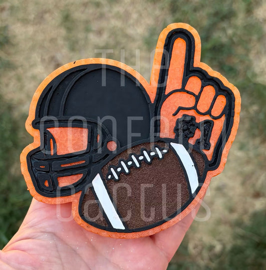 Football sports cluster car freshie mold