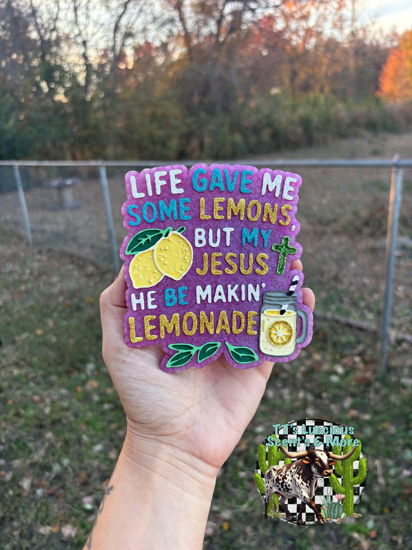 Lemons car freshie mold