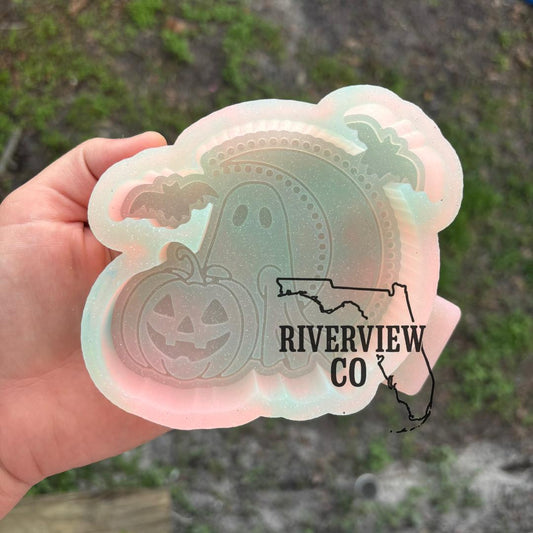 spooky ghost pumpkin car freshie mold