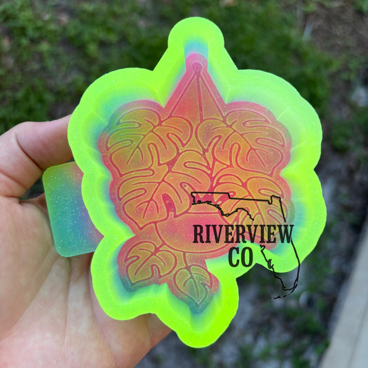 Monstera hanging house plant car freshie mold