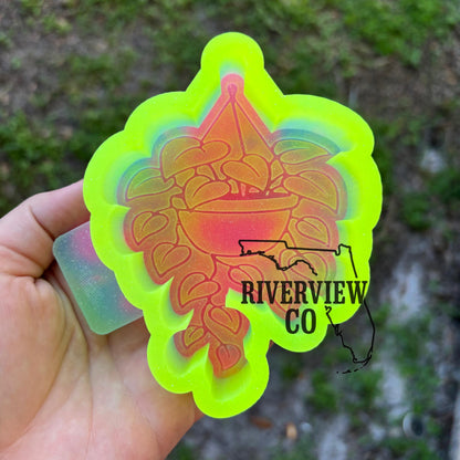 Pothos hanging house plant car freshie mold