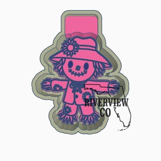 Scarecrow car freshie mold and vent clip molds