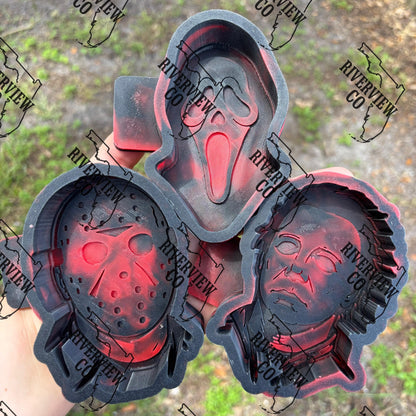 Ghost face car freshie mold